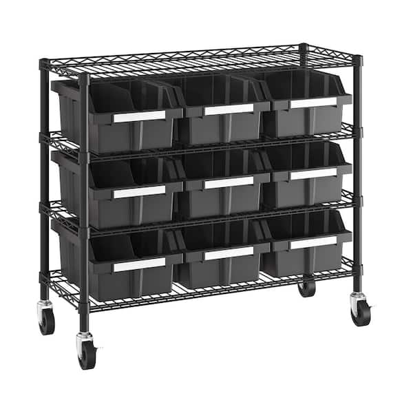 Seville Classics 7-Tier Commercial NSF Certified 21-Bin Rack