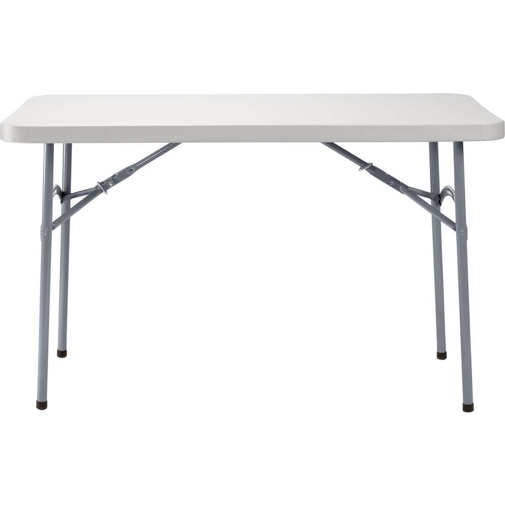 Speckled Gray 48" Heavy Duty Folding Table with Steel Frame