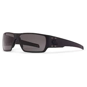 GATORZ Delta Black Frame Polarized Smoke Lenses GDELMTBLK01P - The