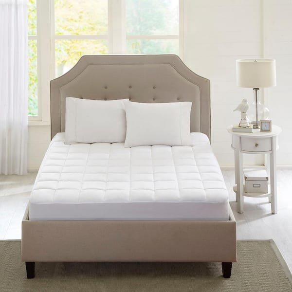 Unbranded Comfort 14 in. King 3M Microfiber Mattress Pad, Antimicrobial and Hypoallergenic, Mattress Not Included