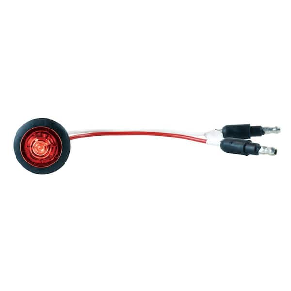Grote MicroNova Dot LED Clearance Marker Light with Grommet-Red