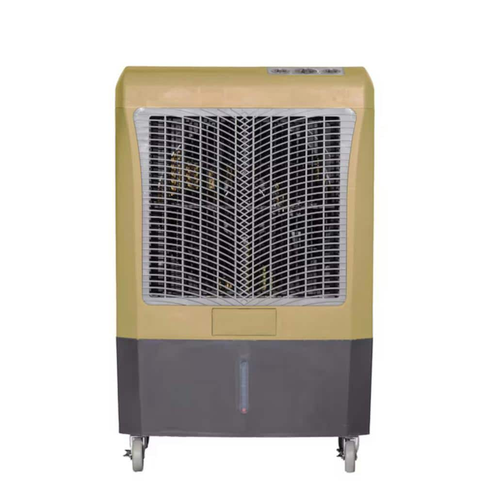 Hessaire 5300 Cfm 3 Speed Portable Evaporative Cooler Swamp Cooler For 1600 Sq Ft In Taupe 4495