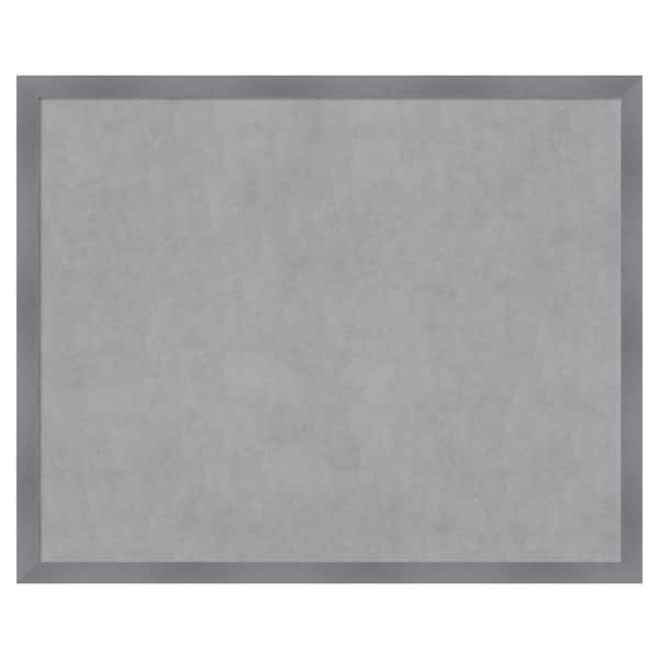 Amanti Art Edwin Grey 42 in. x 34 in. Framed Magnetic Board