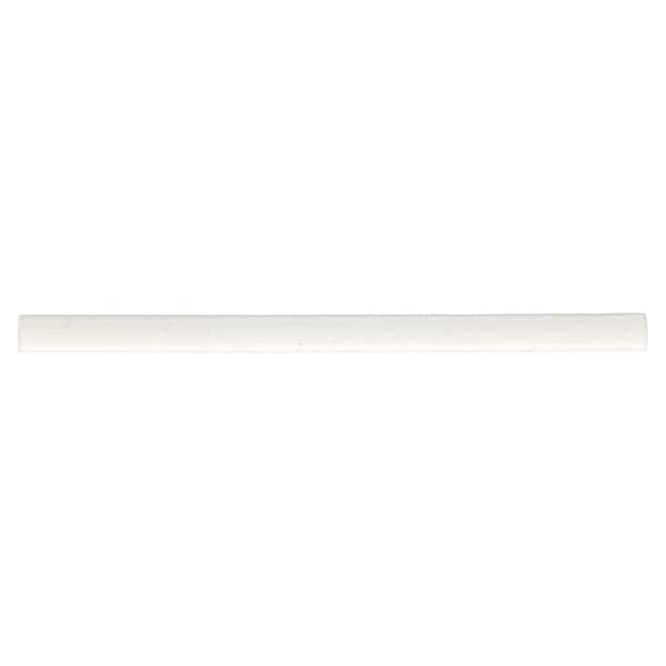 Celine 0.5" x 8" Matte Porcelain Jolly Trim in White