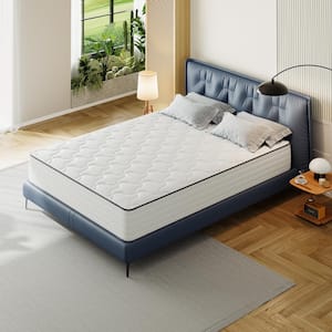 Cooling Breathable Queen Medium Hybrid Memory Foam 12 in. Bed-in-a-Box Mattress