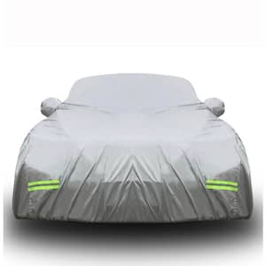 200 in. x 75 in. x 75 in. Water Resistant SUV Car Cover - Oxford 150D - Silver