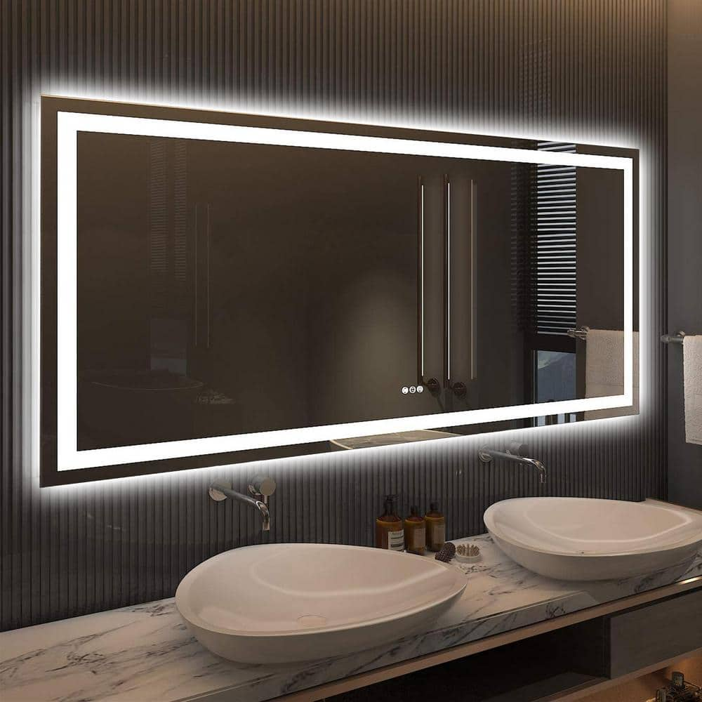 Rectangle Cloakroom Wall Mounted Acrylic Mirror: Frameless, Easy to Stick,  Strong, Lightweight : : Home & Kitchen