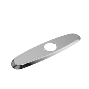 Traditional Kitchen Faucet Deck Plate Oval in Polished Chrome