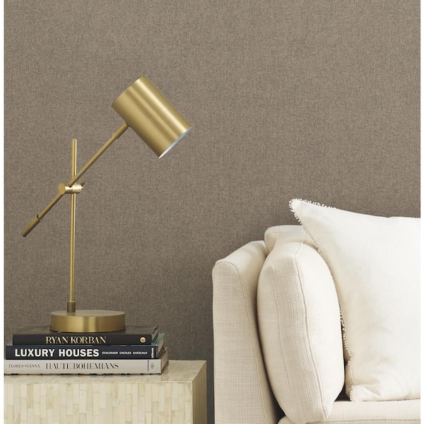 Evermore Light Grey Woven Wallpaper Sample