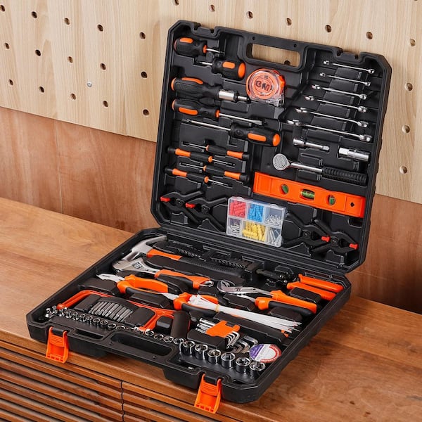 SKYSHALO Tool Kit High-Quality Steel 216-Pieces General