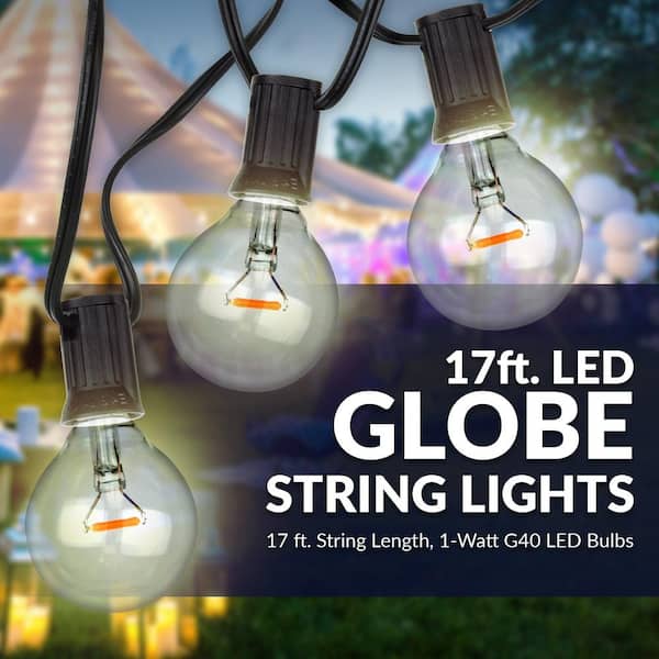 Newhouse Lighting 17 Ft Led Outdoor, Led Outdoor Light Bulbs Home Depot