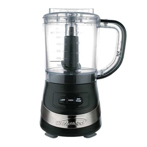 Brentwood Appliances 3-Cup Black Food Processor