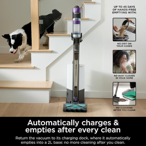 PowerDetect Clean & Empty System Bagless Cordless HEPA Filter Stick Vacuum for Multisurfaces, 70min Runtime in Dark Grey