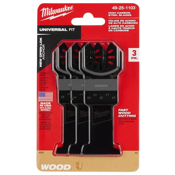 Milwaukee 1-3/8 in. High Carbon Steel Universal Fit Wood Cutting
