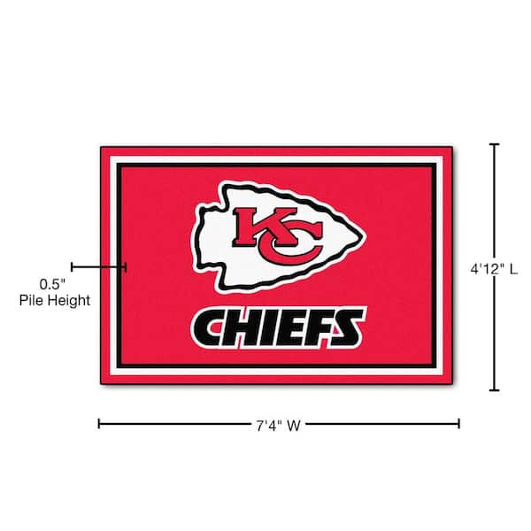 FANMATS NFL - Kansas City Chiefs Mascot Mat 36 in. x 24.5 in