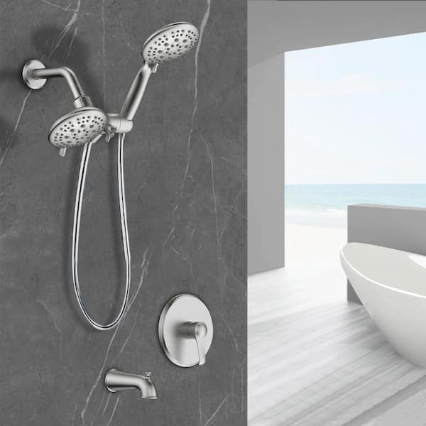 Maincraft Single Handle 3-Spray Tub and Shower Faucet 1.8 GPM with