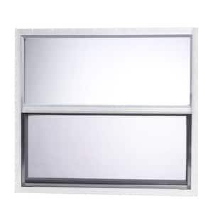 30 in. x 27 in. Mobile Home Single Hung Aluminum Window - White