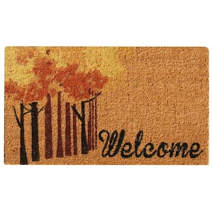 Fall Colors 18 in. X 30 in. A Welcome Fall Doormat
