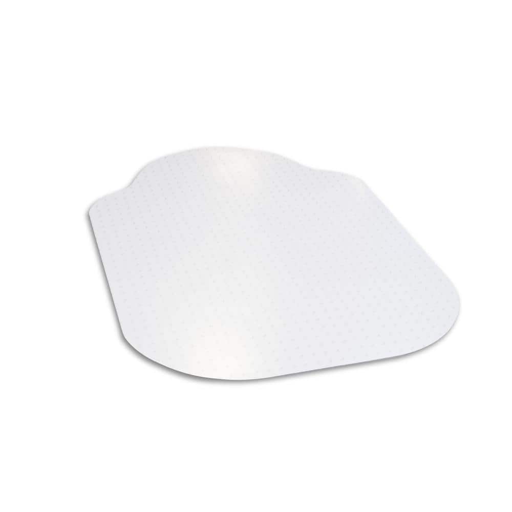 Dimex Evolve Modern Shape 36 in. x 48 in. Clear Office Chair Mat with