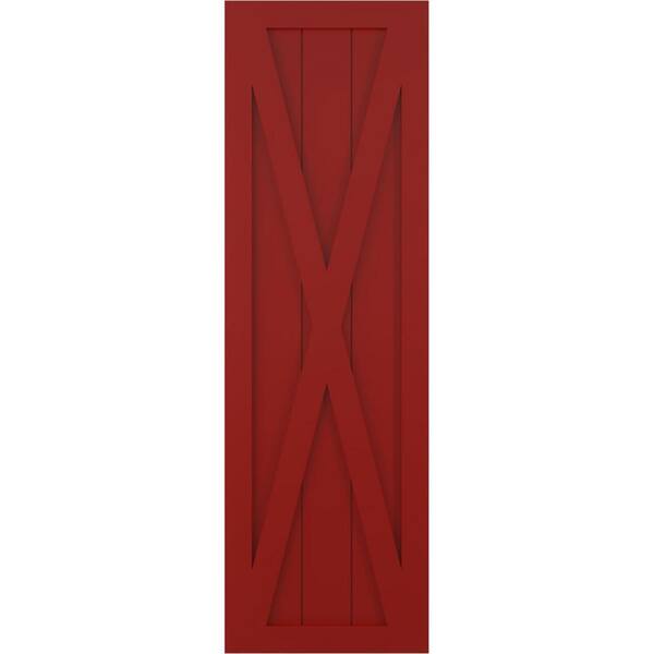 Reviews for Ekena Millwork 15 in. x 25 in. True Fit PVC Single X-Board ...