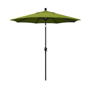 7-1/2 ft. Aluminum Push Tilt Patio Market Umbrella in Kiwi Olefin