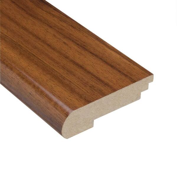 HOMELEGEND Brazilian Teak Cumaru 3/4 in. Thick x 3-3/8 in. Wide x 78 in. Length Stair Nose Molding