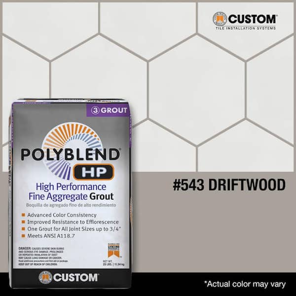 Polyblend HP #543 Driftwood 25lb High Performance Fine Aggregate Grout