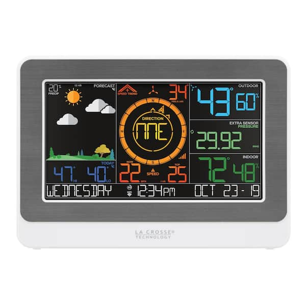 La Crosse Technology Horizontal Color Wireless Weather Station