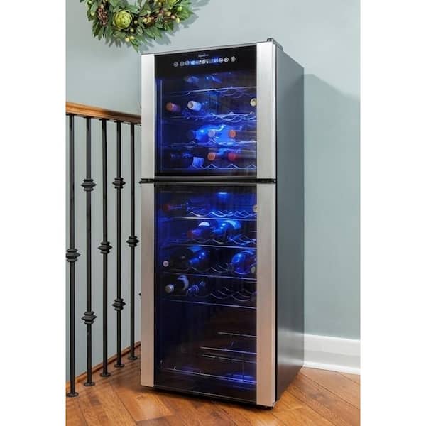 Reviews For Koolatron 45 Bottle Dual Zone Wine Cellar Wc45 The Home Depot