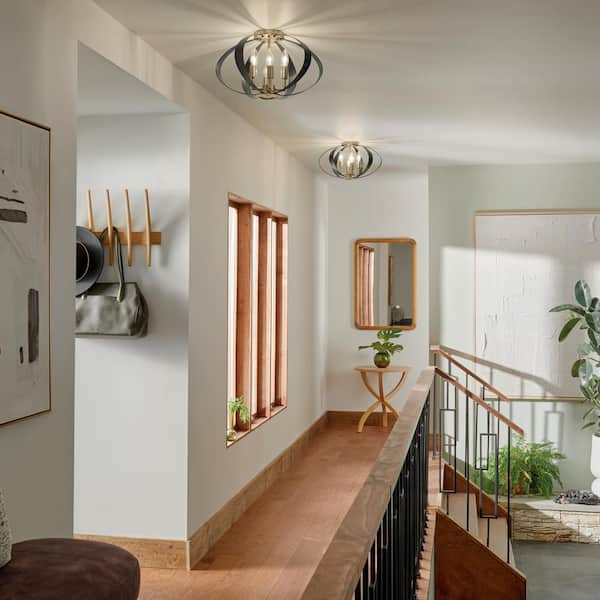 Mid century store modern hallway lighting