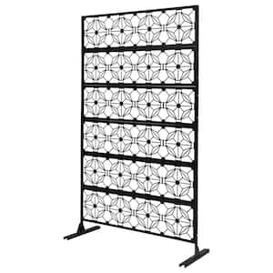 Outdoor Privacy Screens and Panels for Patio Metal Privacy Fence Screen with Freestanding Decorative Room Divider