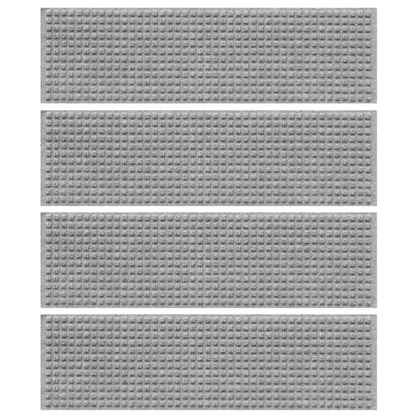 Waterhog Entrance Mat Fashion Border 3/8 Thick 3' x 10' Gray 280