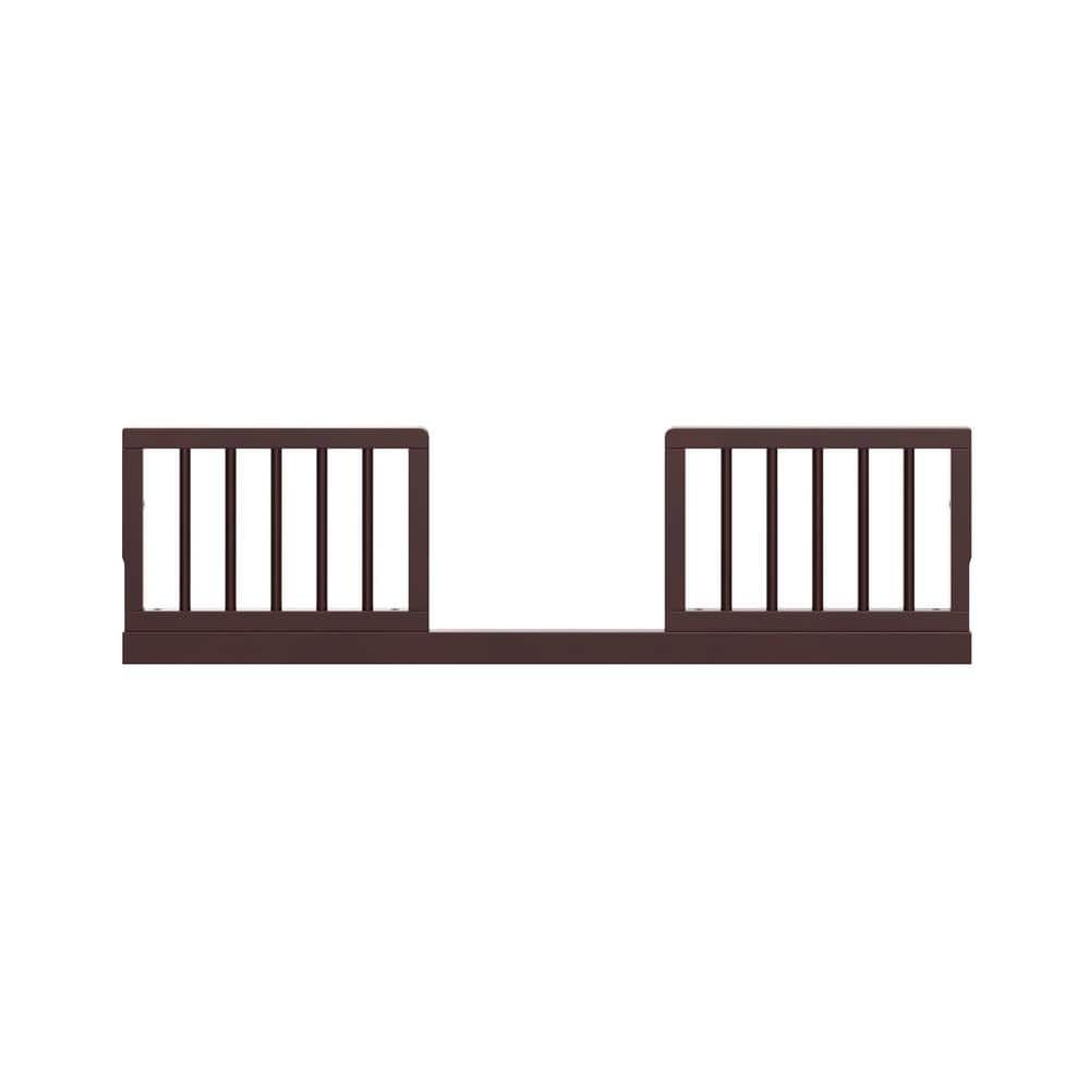 Universal Espresso Toddler Safety Guardrail Dowel Kit