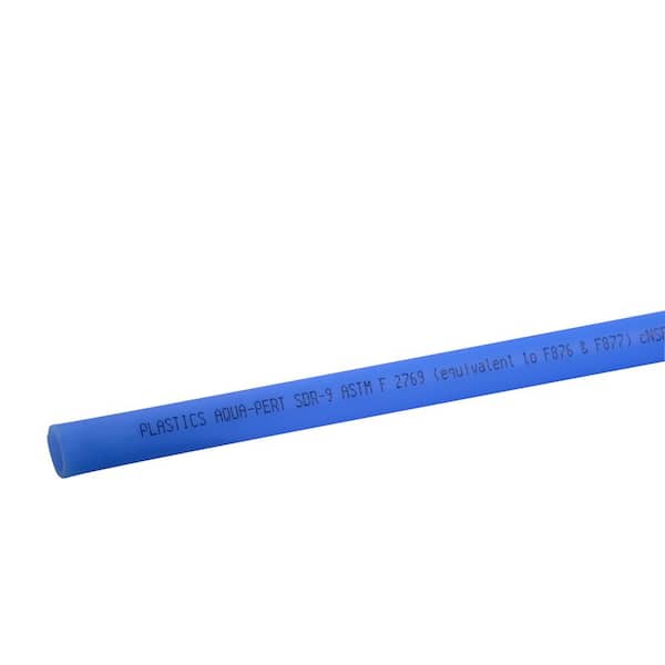 SharkBite 1 in. x 10 ft. Straight Blue PERT Pipe