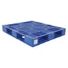 Vestil 48 in. x 40 in. x 6 in. Blue Plastic Pallet/Skid PLP2-4840-BLUE ...