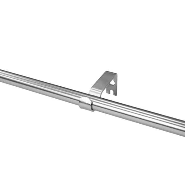 Pro Adjustable Single Drapery Curtain Rod 5/8-inch Diameter End Cap New