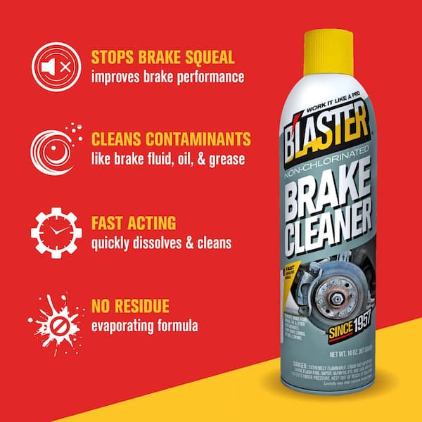 SQ Brake Cleaner Non Chlorinated, 12 Pack, 14.5 OZ per Can 