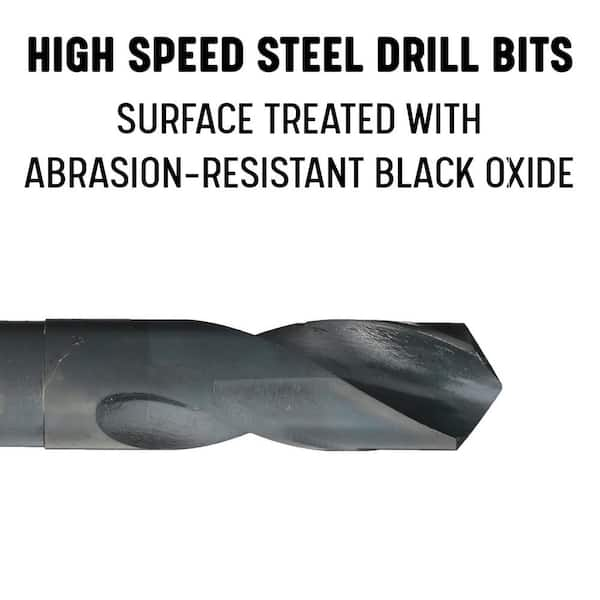 Drill America 13/32 in. High Speed Steel Black Oxide Reduced Shank