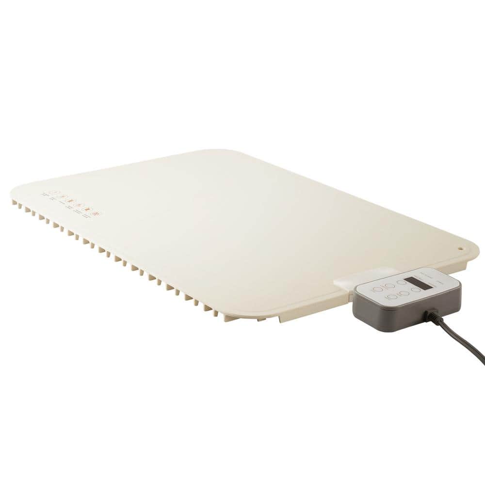 Electric Warming Tray, Rollable Silicone Food Warmer with 4 Temp Settings, Auto Shut-Off, Child Lock for Buffet, Beige price history on PriceWatchPro