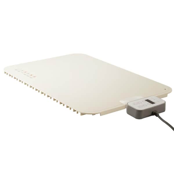 Electric Warming Tray, Rollable Silicone Food Warmer with 4 Temp Settings, Auto Shut-Off, Child Lock for Buffet