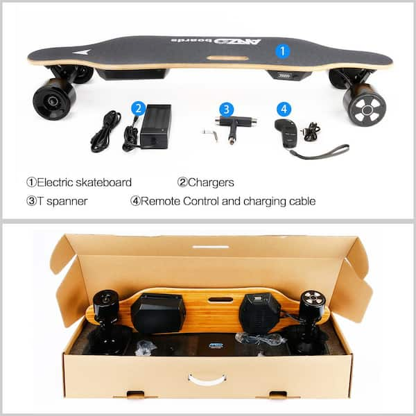 Siavonce Electric Skateboard for Adults with Remote Electric 