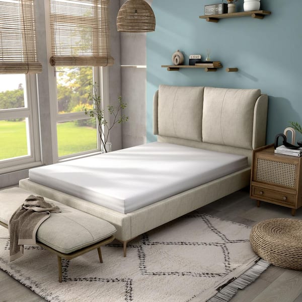 Furniture of America Nixy Full Medium Memory Foam 6 in. Bed-in-a-Box CertiPUR-US Bamboo Charcoal Mattress