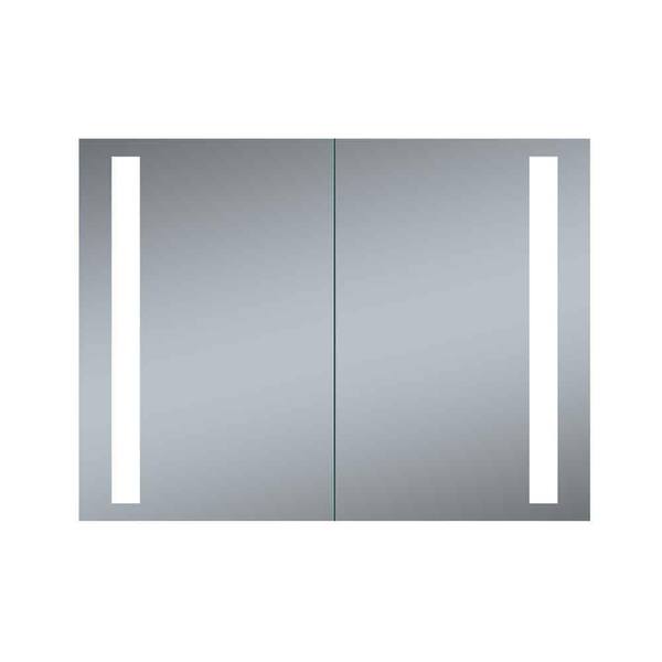innoci-usa Double Door Melania 40 in. x 26 in. LED Recessed Medicine Cabinet