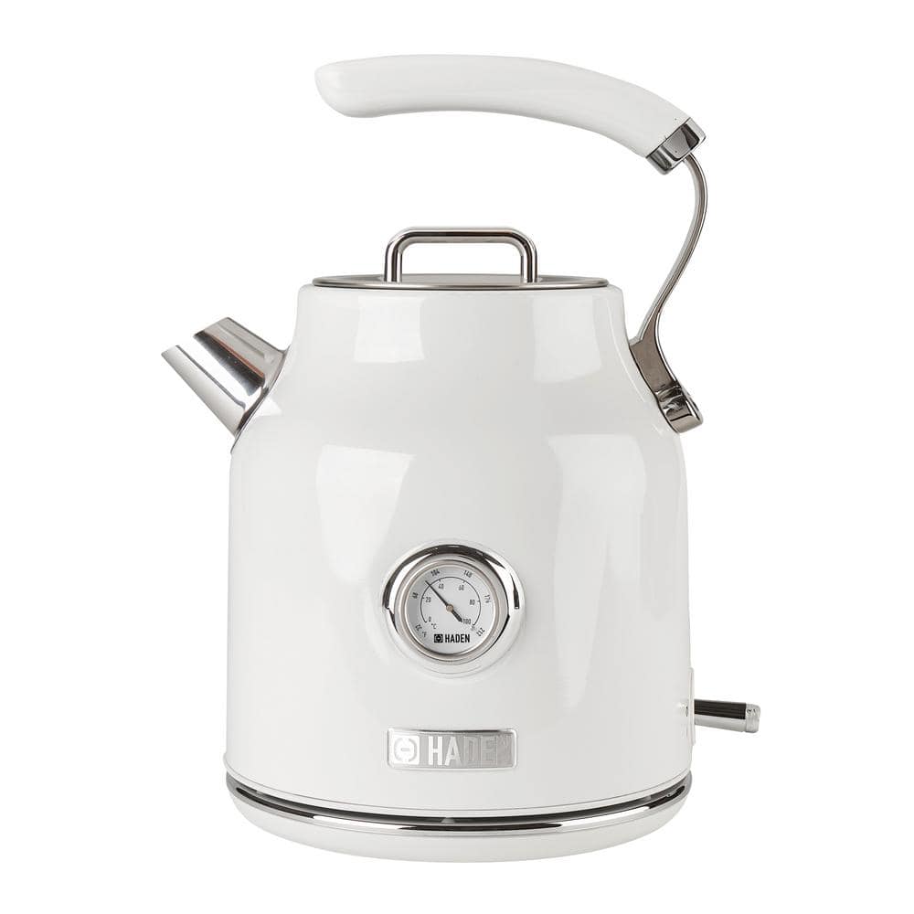 HADEN Dorset 1.7 Liter (7 Cup) Stainless Steel Cordless Electric Kettle ...