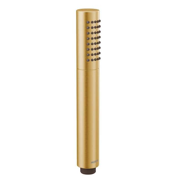 1-Spray Freestanding Handheld Shower Head 1.75 GPM in Brushed Gold