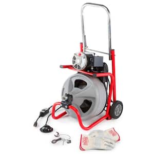 Dropship VEVOR 75Ft X 1/2Inch 370W Drain Cleaning Machine Portable