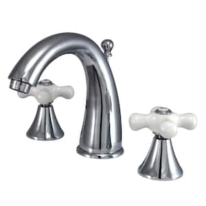 Naples 8 in. Widespread 2-Handle Bathroom Faucet in Chrome