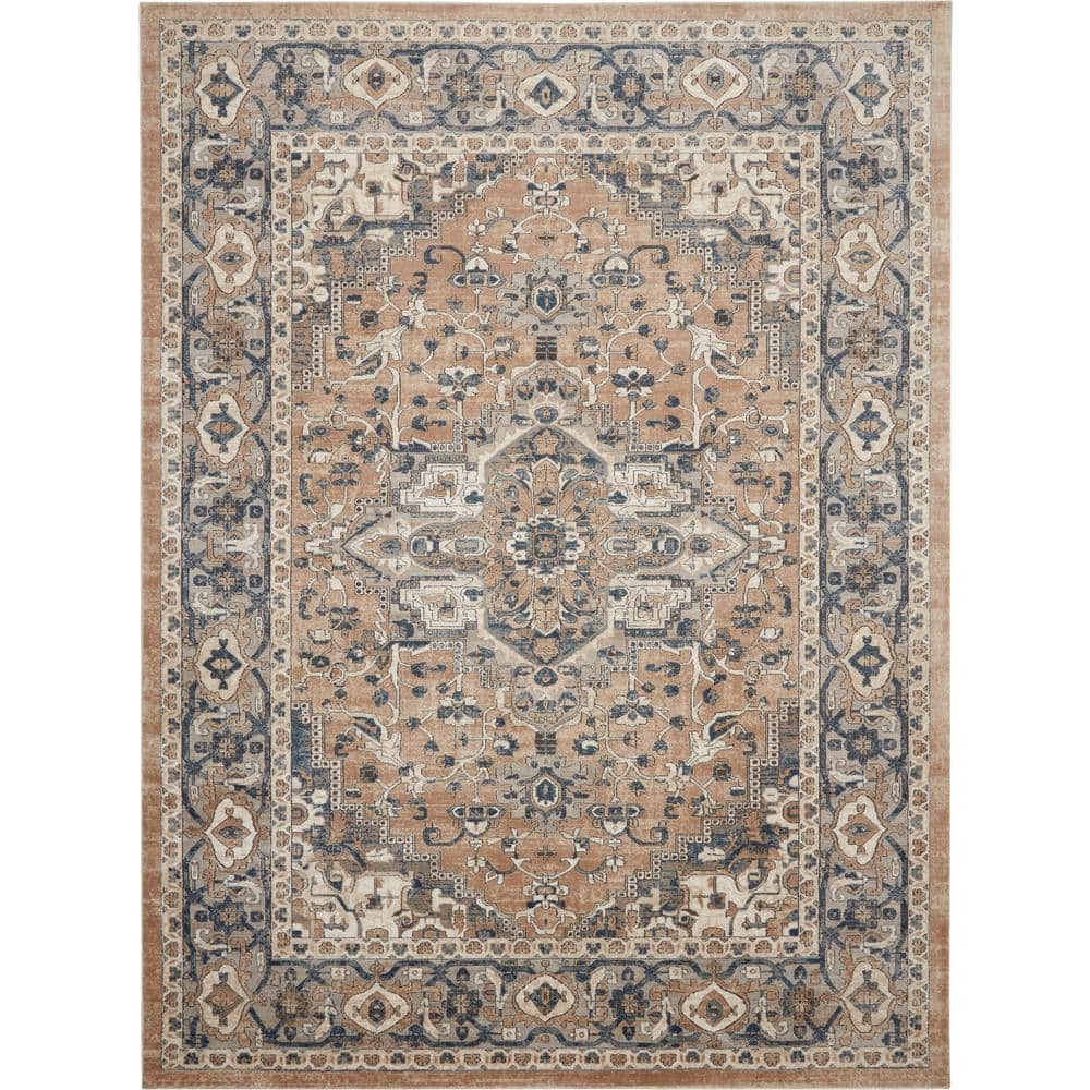 Oikos Global Beige Area Rug - 6'7 x 9' in 2023