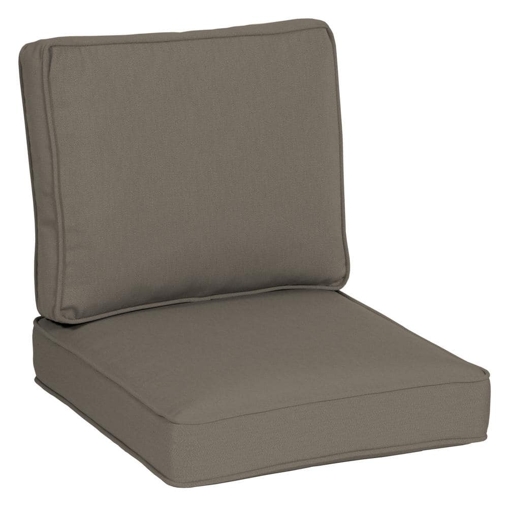 ARDEN SELECTIONS Oasis 24 in. x 26 in. Plush 2-Piece Deep Seating ...