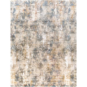 Tuscany Tan Modern 7 ft. x 7 ft. Indoor Area Rug